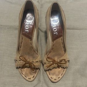 Dior Suede Heels 6 1/2
